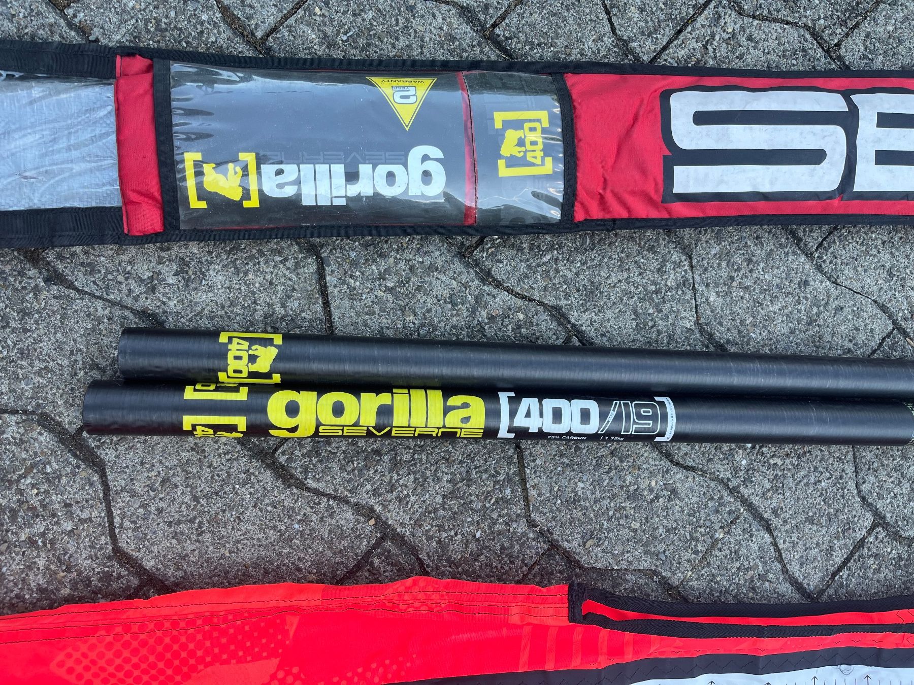 Surf: Severne-Segel Blade 5,5 u. Severne-Mast Gorilla – Usato da Zürich venduto da windbart 3