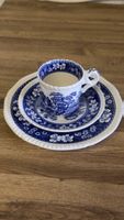 Antikes Teeservice 3-teilig im China-Blau Stil, top erhalten