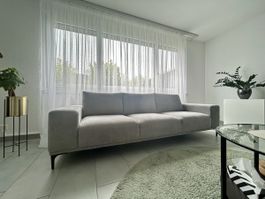 Elegantes 3er Sofa grey