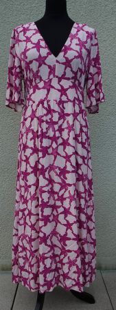 Kleid Maxikleid Fabienne Chapot Gr. 38 pink Seesterne Jonne