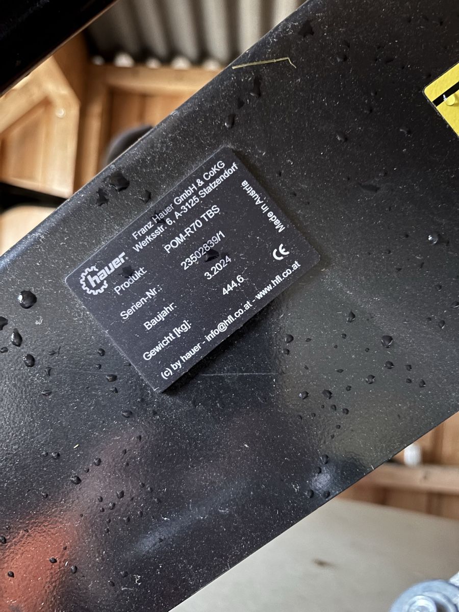 Trattori: Frontlader Hauer POM-R 70 TBS – Usato da Bibern venduto da bitli12
