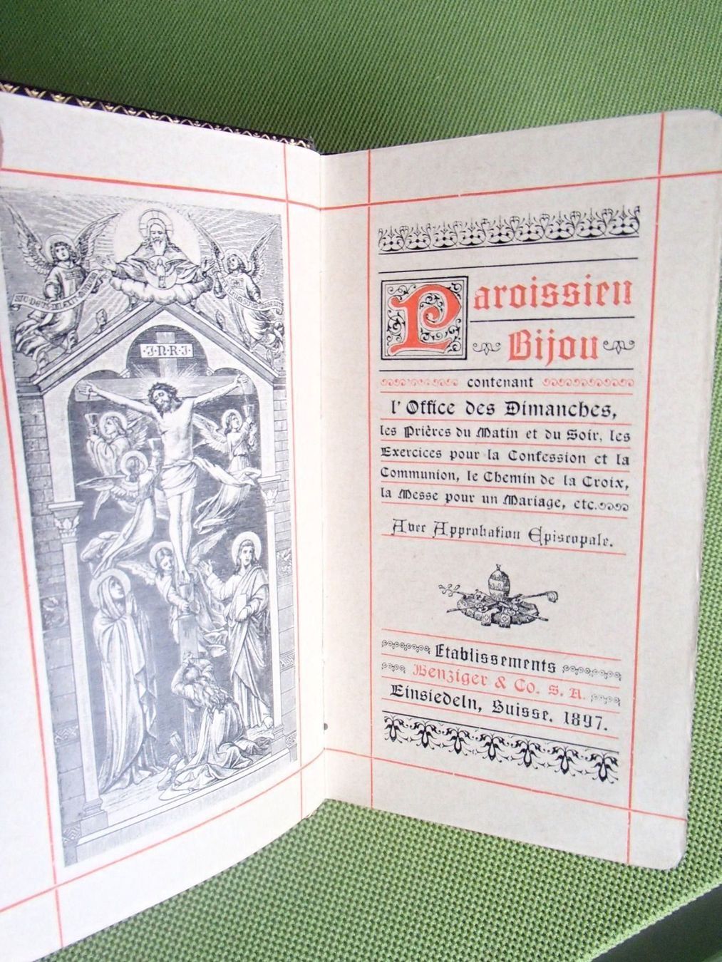 Livres: Petit Paroissien Einsiedeln 1897 – D'occasion à Schöfflisdorf par pullux 7