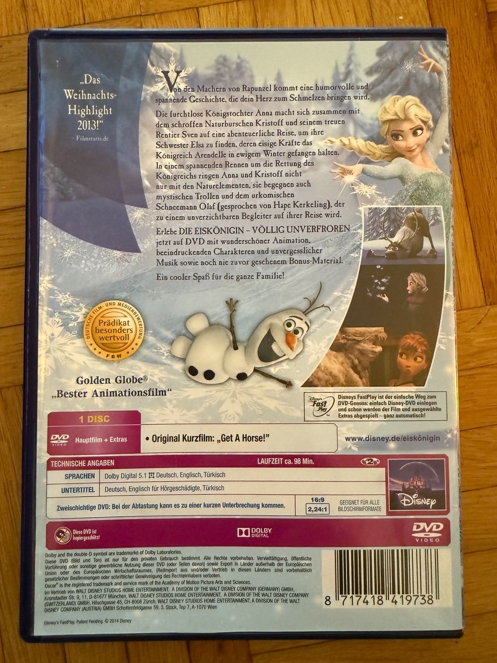 Tutti i DVDs: Die Eiskönigin – Usato da Brunnen venduto da pel_vk7g 1