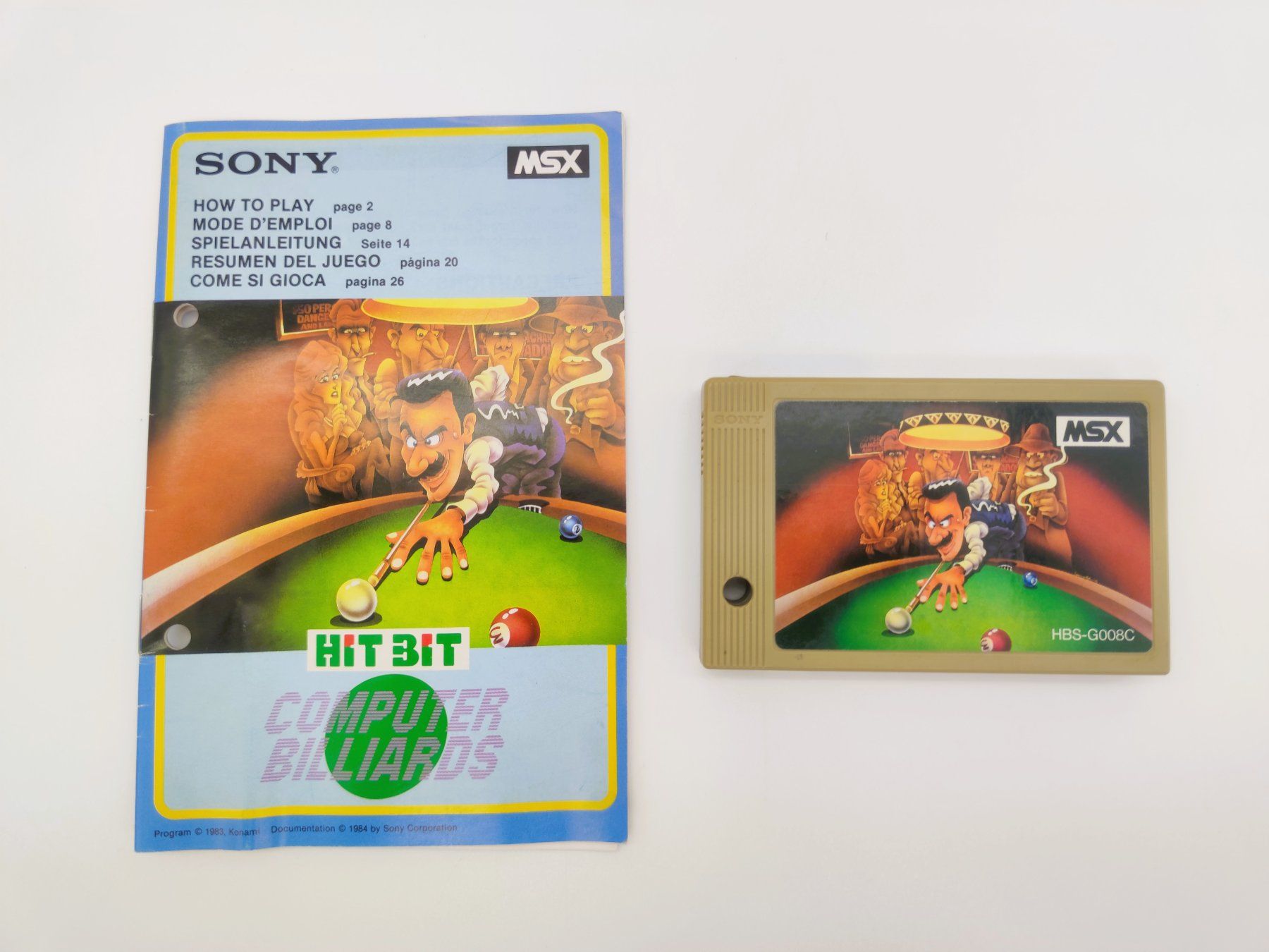 Giochi: 2x MSX Game, Soccer RC732, Computer Billiards HBS-G008C – Usato da Kreuzlingen venduto da topenergie 5