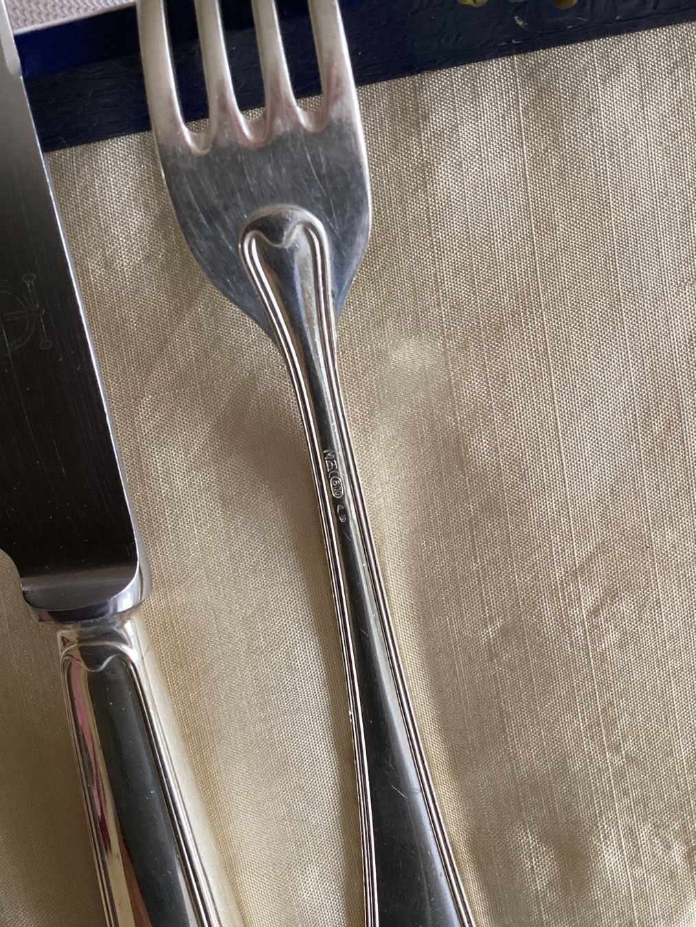 Set di posate: Vintage Silberbesteck 800 / Messer, Gabel, Löffel – Usato da Magadino venduto da sylvierosa 2