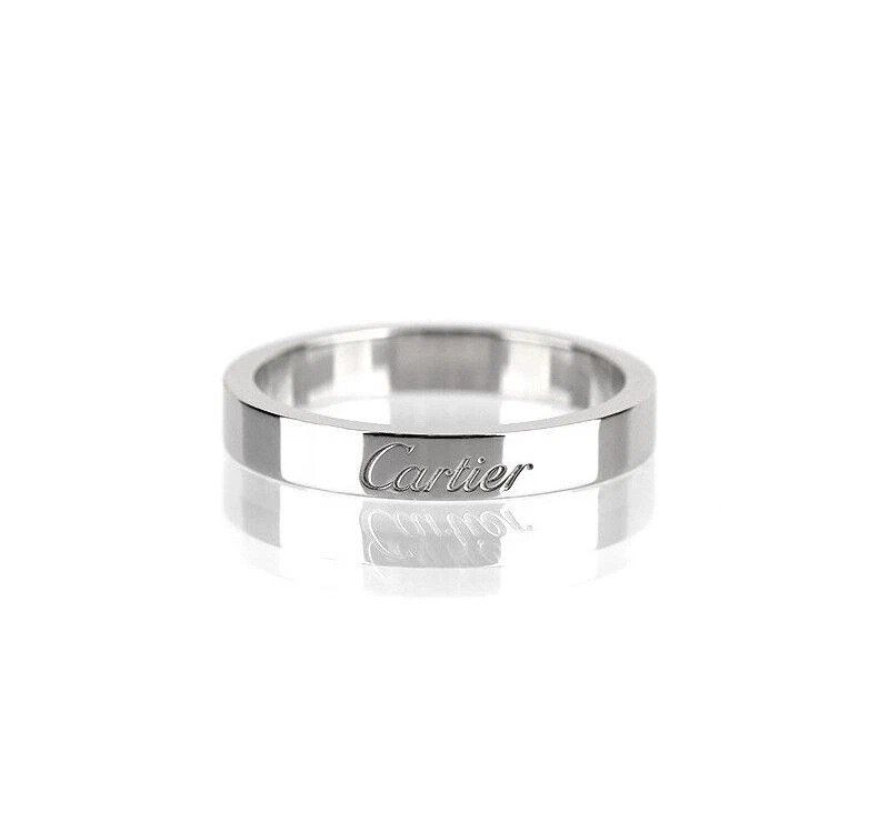Cartier Anelli: CARTIER C DE CARTIER BAGUE RING TRAURING PLATIN – Usato da Bottighofen venduto da menschenfamilie