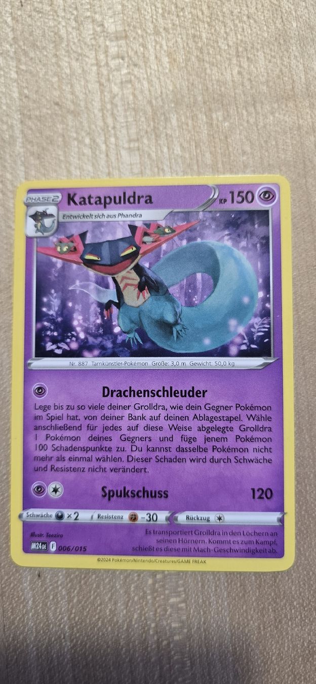 Pokémon Carte collezionabili: Pokémon Sammelkarte Katapuldra – Nuovo (secondo la descrizione) da Zweisimmen venduto da kerstin_jaha