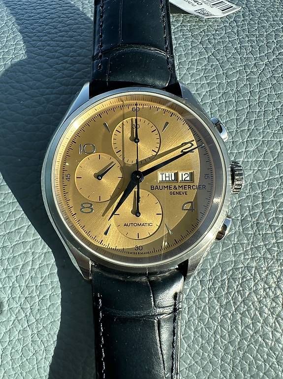 Baume & Mercier Orologi: Baume & Mercier Clifton 10240 Automatic Chronograph – Usato da Ostermundigen venduto da airpassport