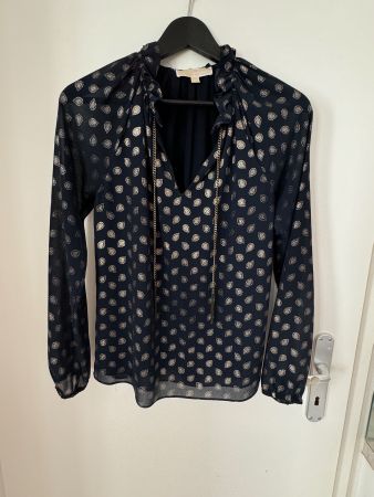 Schicke Bluse Michael Kors Grösse XS Gold Glitzer Herbst ...