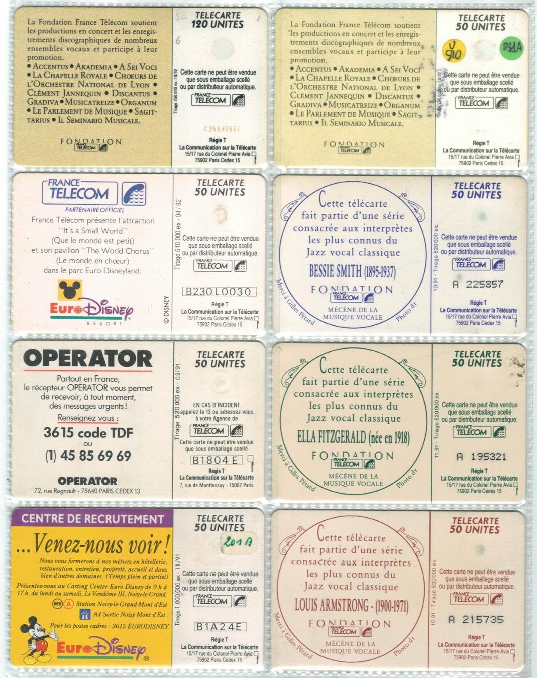 Telefon- & Taxkarten: 8 Telefonkarten Frankreich – Gebraucht aus Zürich von Tolima194 1
