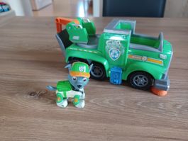 Paw Patrol Rocky Recycling Truck mit Figur.