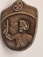 Altes Schweizer Soldat Abzeichen Metall mit Anstecknadel