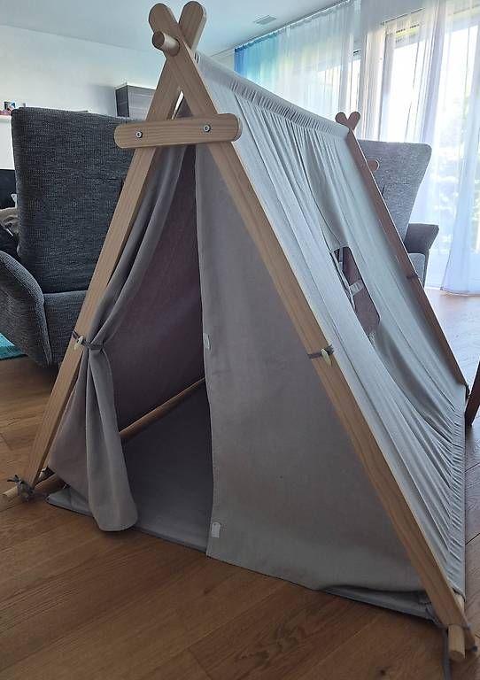 Sonstige Kinderbetten & -möbel: Spielzelt Pinolino grau – Gebraucht aus Grenchen von oli_8bhz