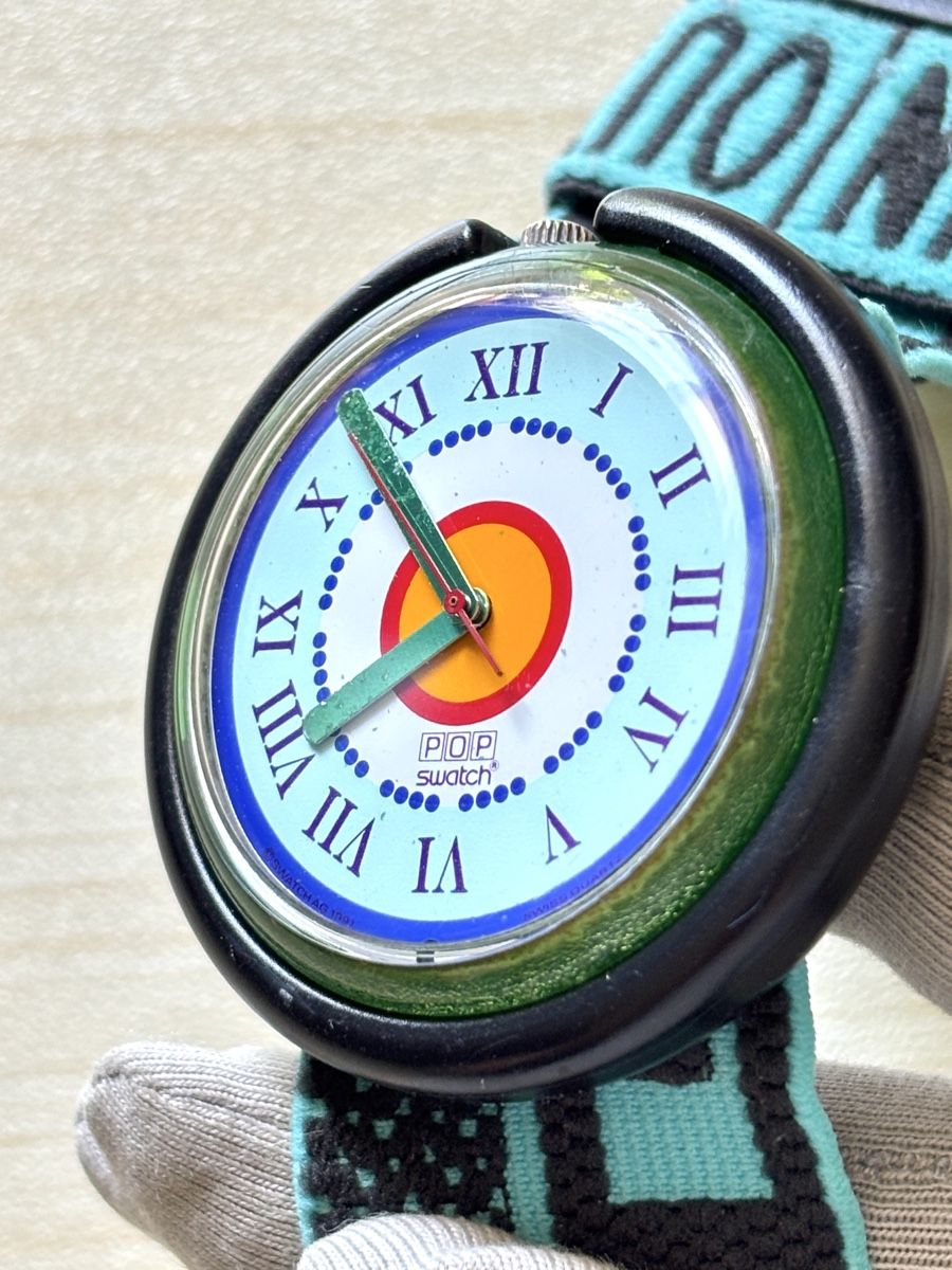 Swatch Orologi: Swatch POP Uhr mit Stoffarmband  – Usato da Grenchen venduto da chththl 5