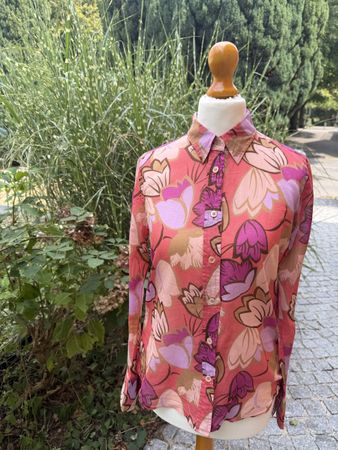 Caliban Bluse – Grösse 34/36 (IT 40) – feinste Baumwolle