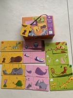 Djeco Puzzle Duo Tiere Mama & Baby ab 2J.