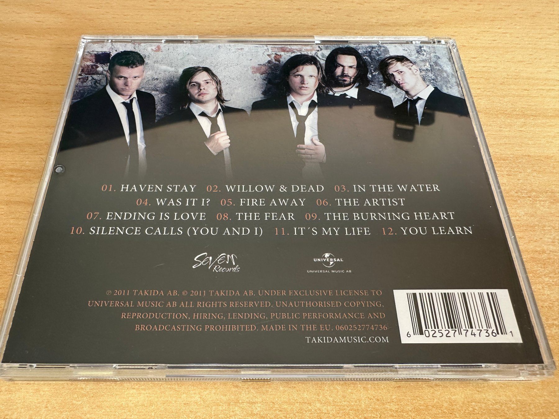 CDs: B2 Takida – The Burning Heart – Gebraucht aus Rikon im Tösstal von Alpenmutz 1