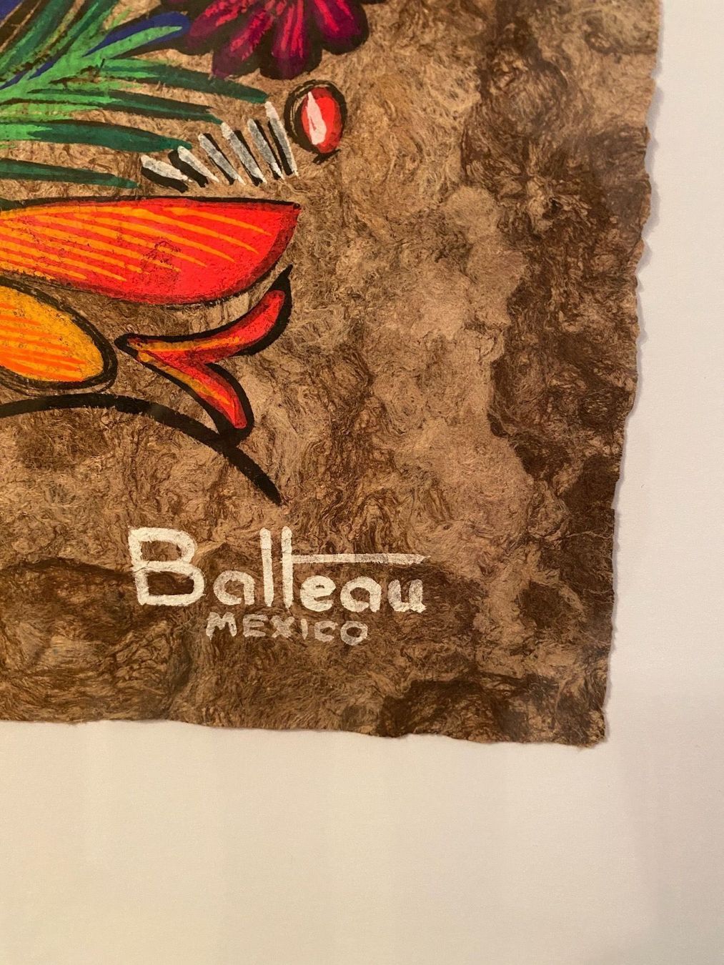 Gemälde: Farbenfrohes Bild Balteau  Mexiko – Gebraucht aus Buochs von Chreschte2 2