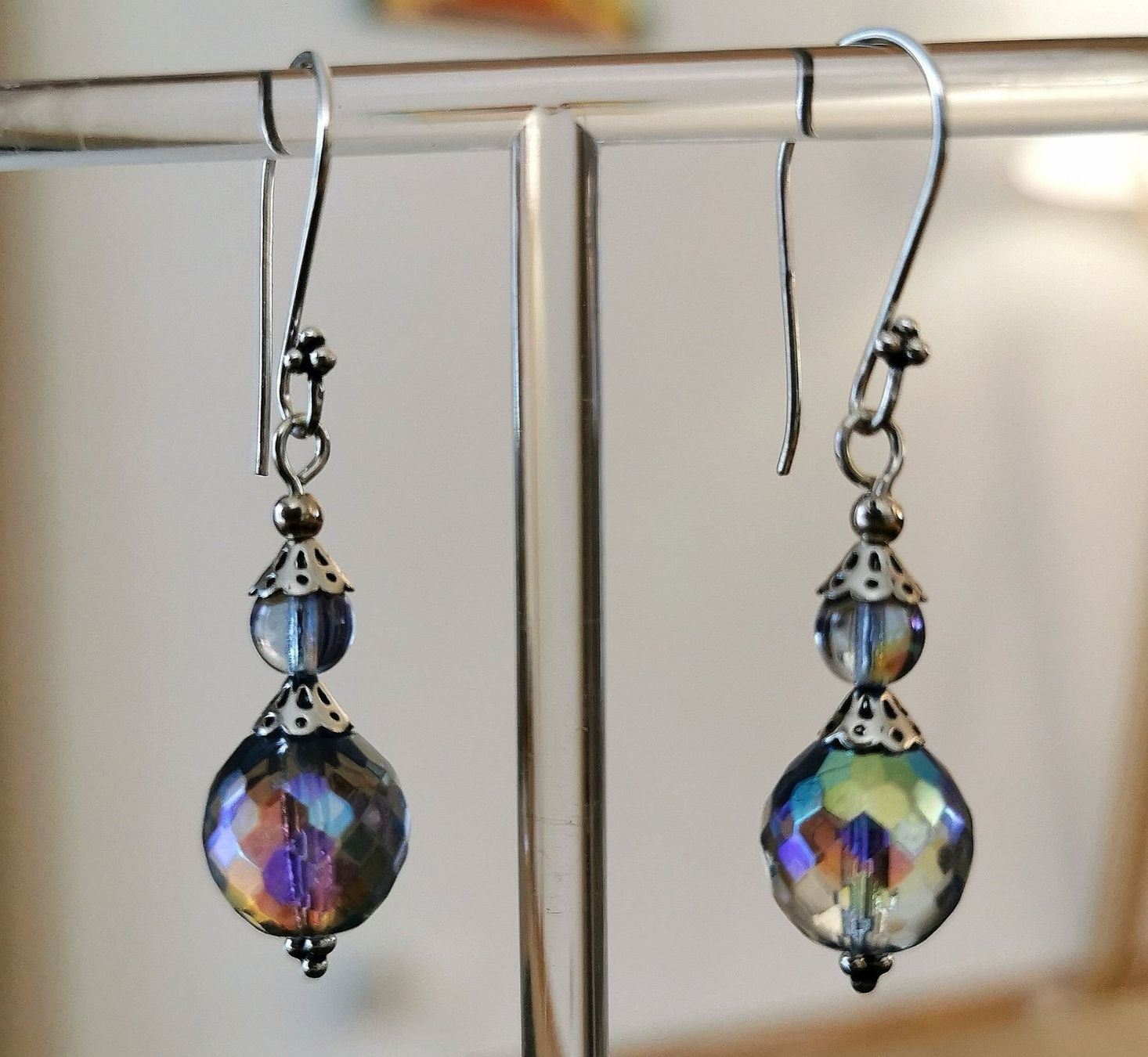 Orecchini pendenti & Orecchini a lobo: Boucles d'oreilles argent 925 et Swarowski – Nuovo e nell'imballaggio originale da Veyrier venduto da Leilazizou 1