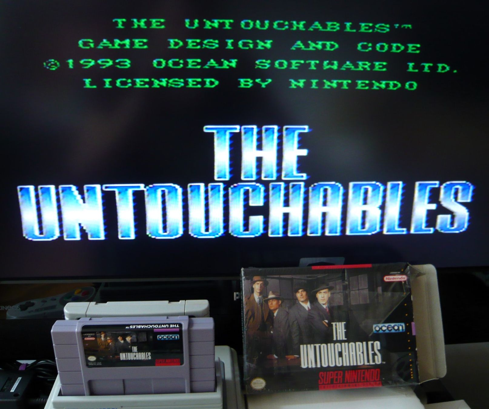 Nintendo Giochi: SNES:  The Untouchables, CIB, Excellent état – Usato da Onex venduto da Jaguar1986 5