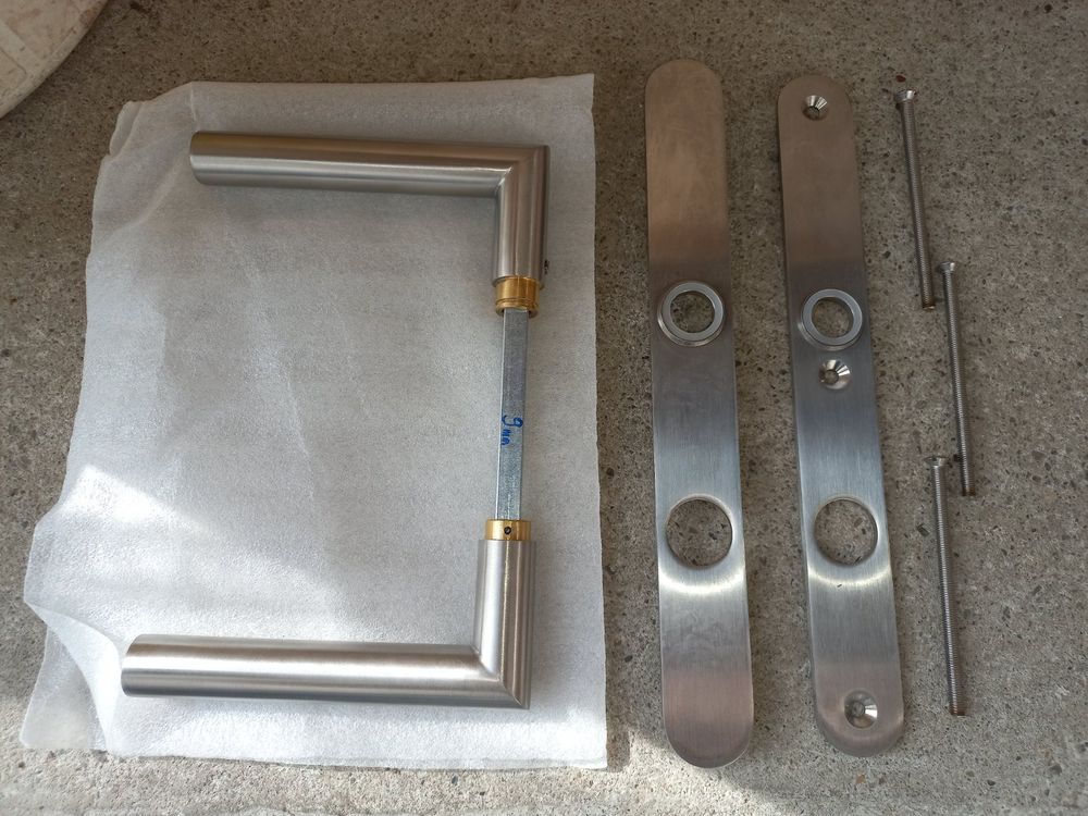 Drückerset / Türbeschlag mit Drücker Inox Kaufen auf Ricardo