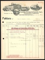 Rechnung Veltheim-Winterthur 1933, Gebr.