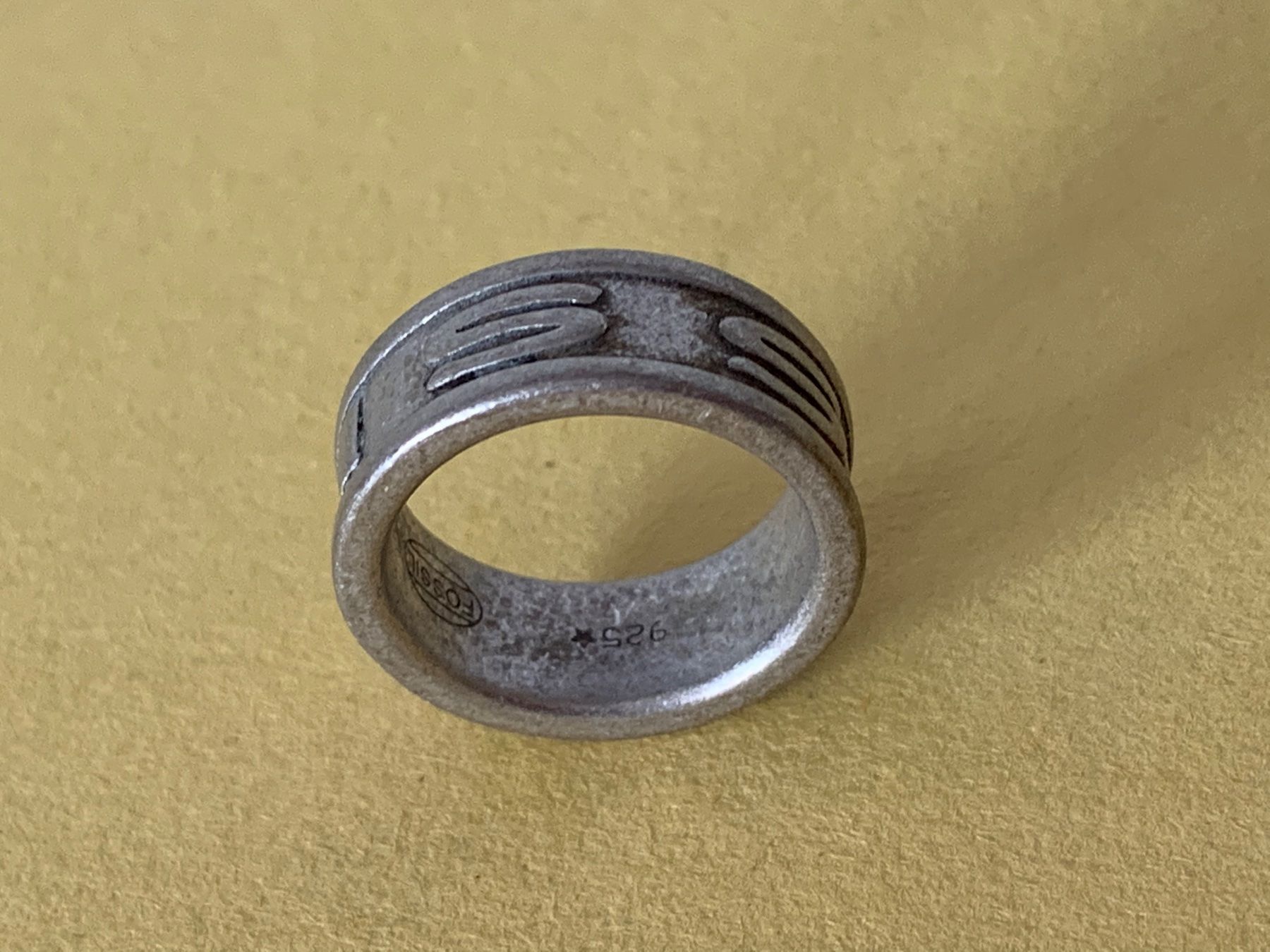 Fossil Anelli: Silberring FOSSIL (56) – Usato da Dittingen venduto da Bijoubelle 8