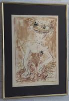 C.  TERECHKOVITCH (1902-1978) "Natalie" handsign. Farblitho.
