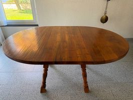 Rustikaler Auszugtisch & Stühle aus Antikschreinerei