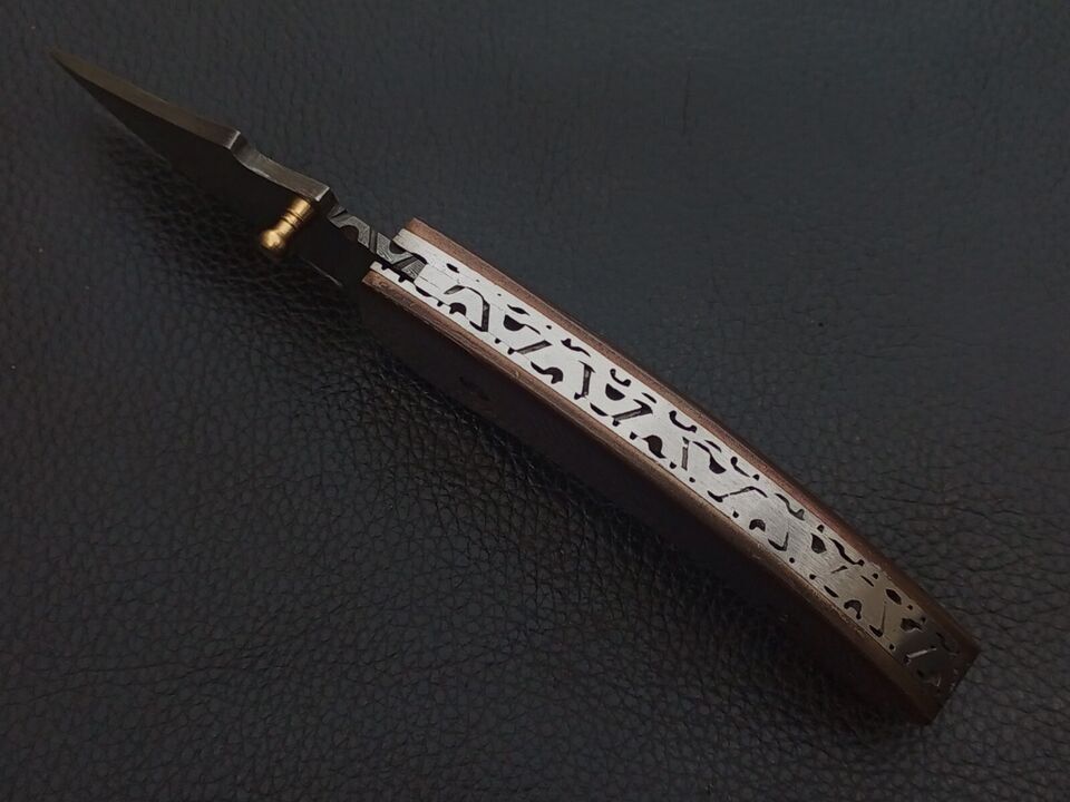 Accessori: Damascus Klapp-Messer Messing – Usato da St. Gallen venduto da Demos86 4