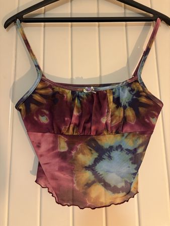 Sommer Crop Top im Batik Design neuwertiger Zustand