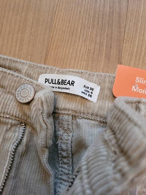 Pantaloni: Cordhose Pull&Bear Gr 36 beige – Nuovo e nell'imballaggio originale da Spreitenbach venduto da dde_5k86 1
