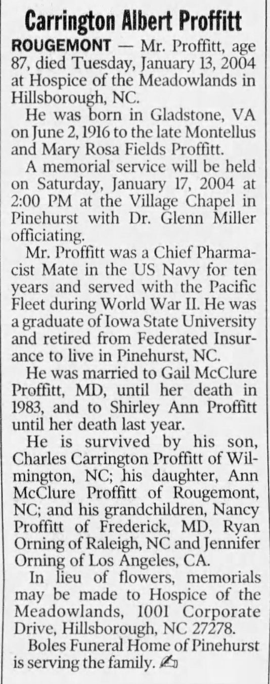 Uniformi: US Navy Uniform Chief Pharmacist's Mate C.A Proffitt  2.WK – Usato da Kappelen venduto da Marmoe 9