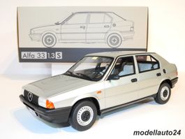 Alfa Romeo 33 1.3S Edizione 1985 silber / Laudoracing 1:18