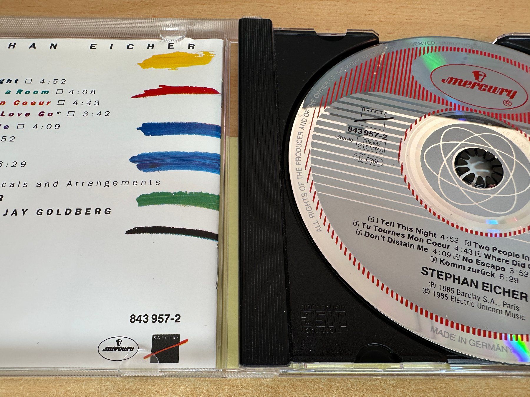 CD: X2 Stephan Eicher – I Tell This Night – Usato da Rikon im Tösstal venduto da Alpenmutz 2