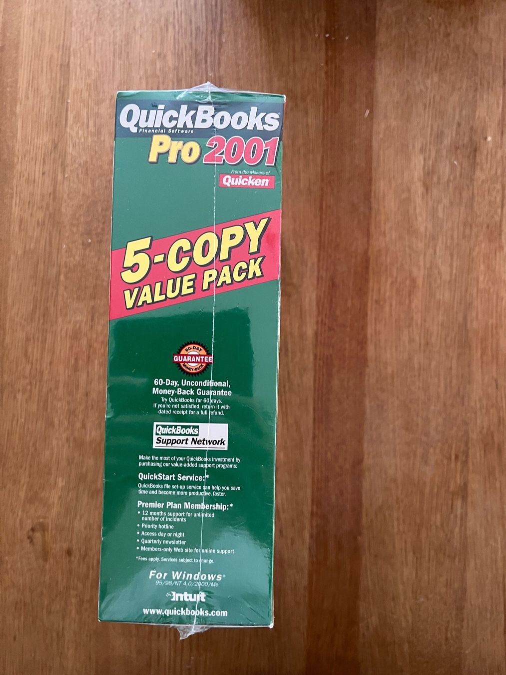 Software: Intuit QuickBooks Pro 2001 unopened 5 copy value pack – Nuovo e nell'imballaggio originale da Arlesheim venduto da Haks 2