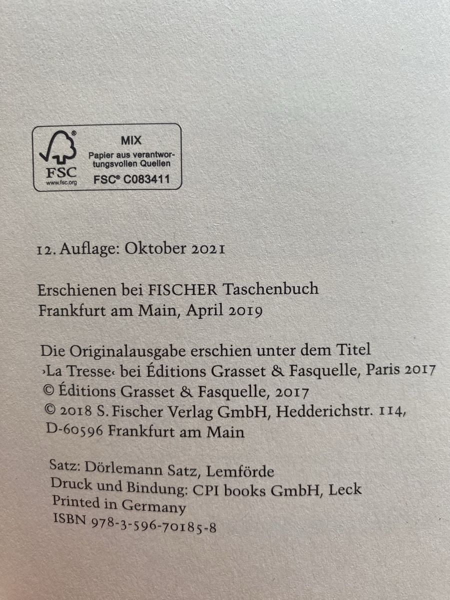 Libri: Der Zopf - Laetitia Colombani – Usato da Schwarzenburg venduto da Michellu 5