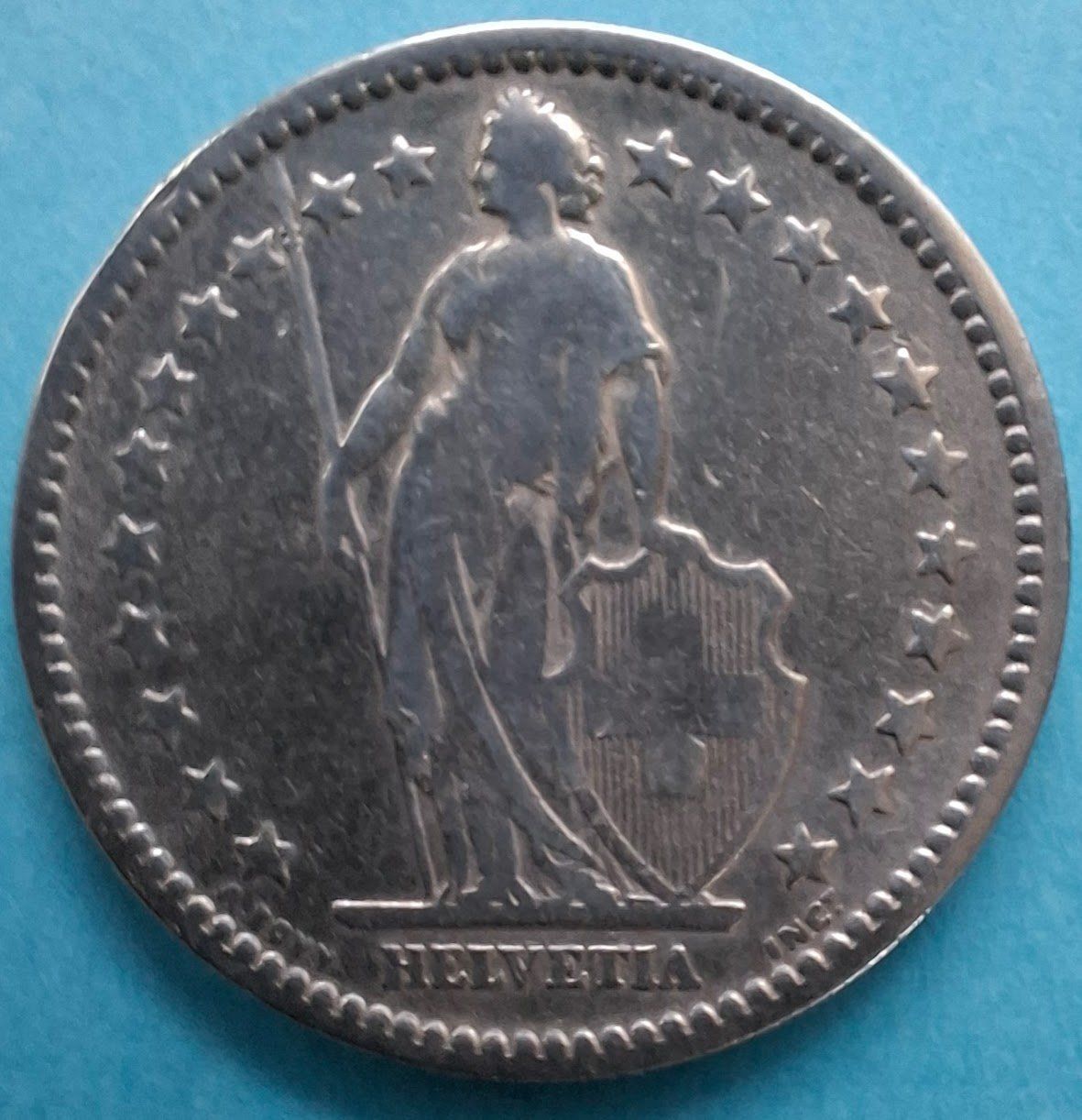 Toutes les monnaies: CHF___2.00 1886 TB – D'occasion à Fribourg par Kiki020
