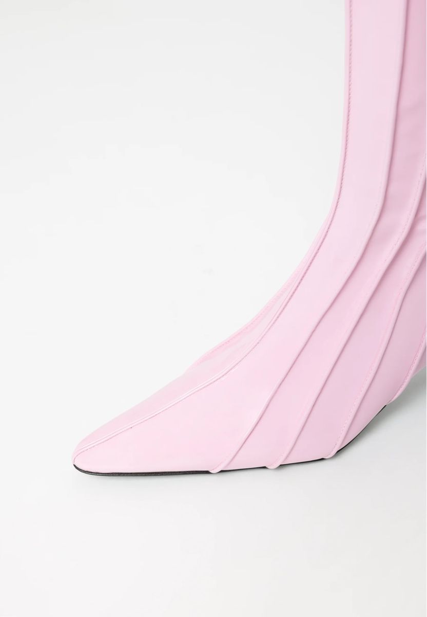 Scarpe da donna: BY FAR DOLLY PINK - OVERKNEES - Orginalpreis 875.- – Nuovo e nell'imballaggio originale da Zürich venduto da luxuryoutlet1 8