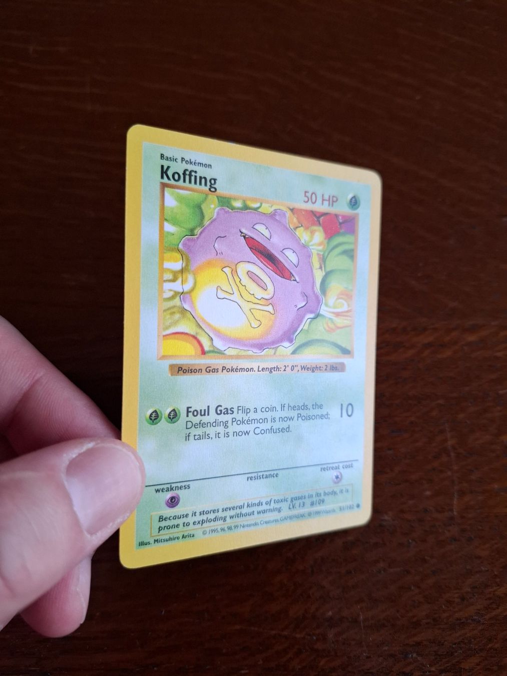 Pokémon Cartes à collectionner: Pokemon Koffing Base Set Shadowless 51/102 – D'occasion à Giornico par ale_lc8k 2