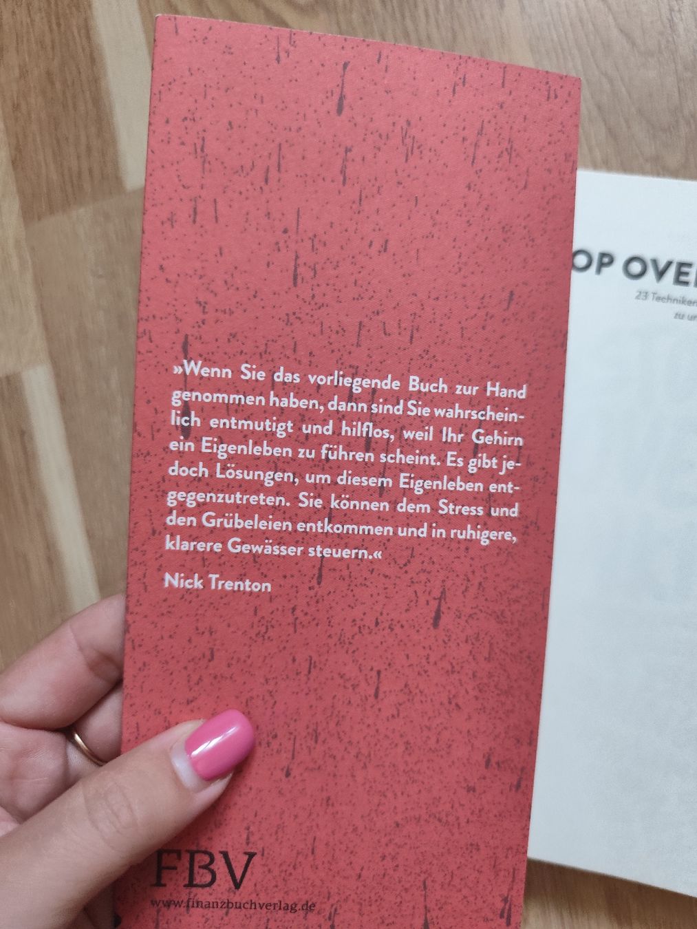Bücher: Stop Overthinking Book by Nick Trenton – Gebraucht aus Mägenwil von VintageGirly 5
