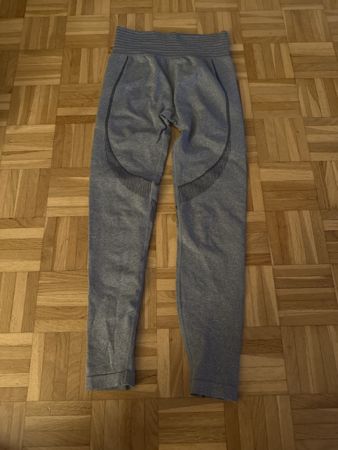 Graue Sport Leggings, Grösse S- Ideal fürs Training!