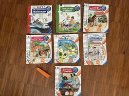 TipToi Lot mit Stift und 7 Bücher