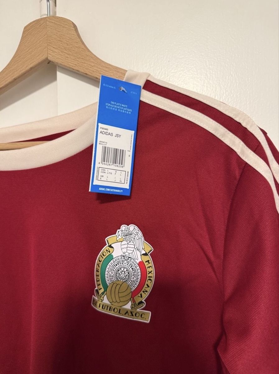 Adidas Leibchen & Hosen: Adidas Mexiko Trikot, Gr. L – Gebraucht aus Zürich von vintage_for_you 1