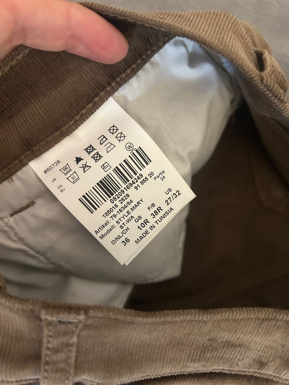 Brax Hosen: Brax Feel Good Cord Hose - Gr. 36 – Gebraucht aus Illnau von Monkky 7