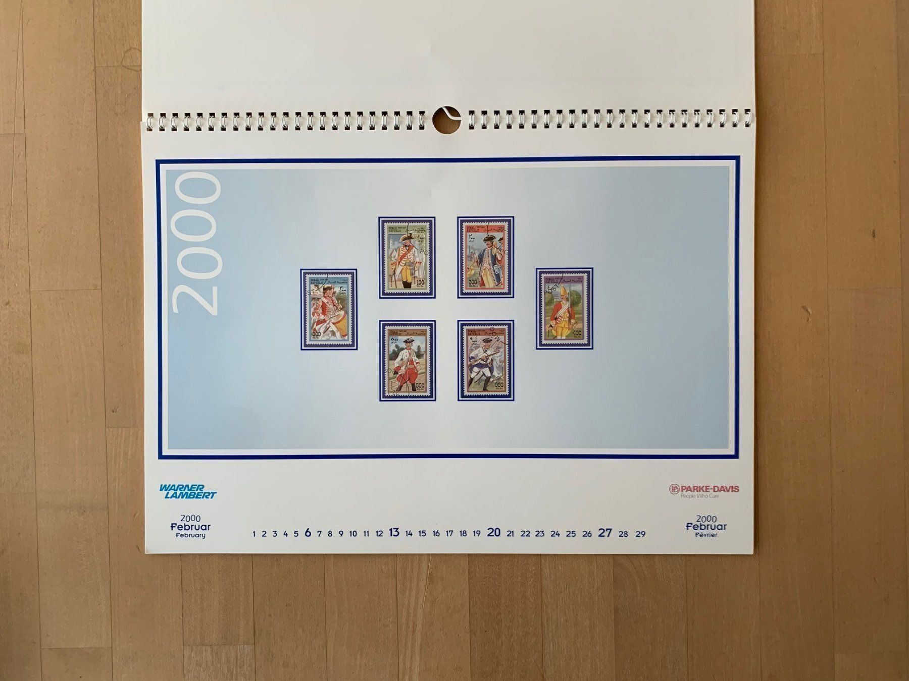 Tutti i francobolli: Briefmarkenkalender 2000 – Usato da Zollikon venduto da Xblanka 3