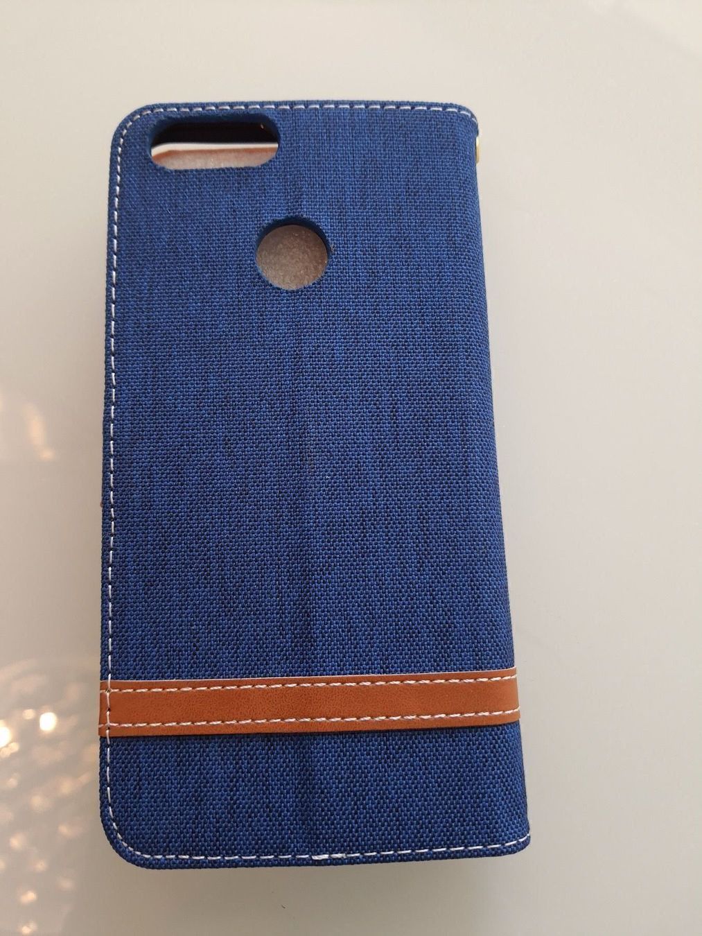 Handys / Smartphones: Mobile Handy Stoff Case Hülle Jeans Look – Neu (gemäss Beschreibung) aus Zollikerberg von Sell-Buy-it 2