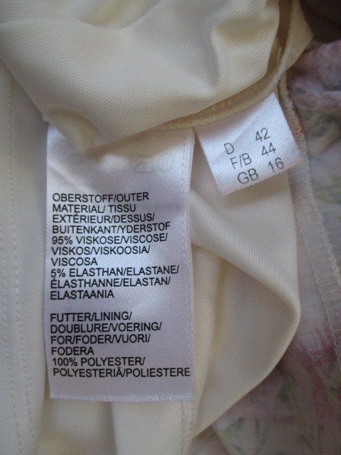 Vestiti: Uta Raasch - Kleid mit Blumenmuster Print Gr. 42 – Usato da Wetzikon ZH venduto da icewear 8