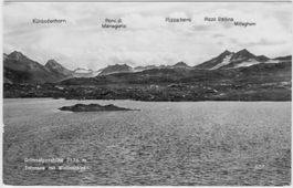BE 192 Grimsel Passhöhe Totensee 1957 Stempel GRIMSEL PASSHÖ