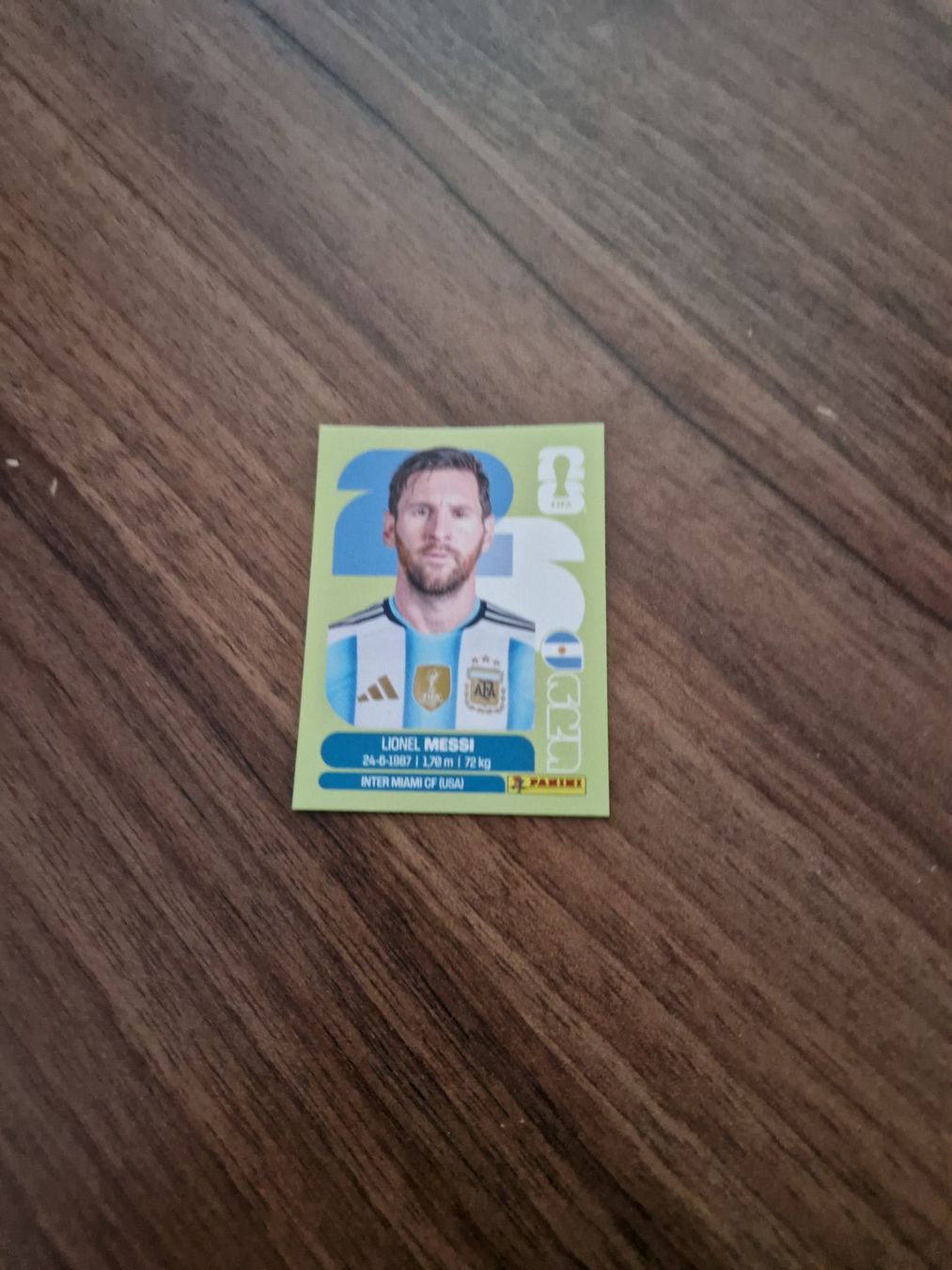 Panini Sammelbilder & Trading cards: Panini ARG 17 Messi – Gebraucht aus Freudwil von freny24